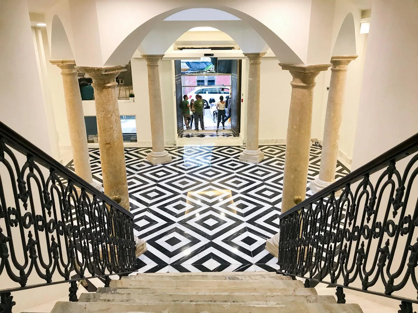 Andalúzsky interiér školy Enforex Málaga
