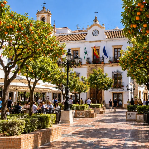 Historické centrum a Plaza de los Naranjos